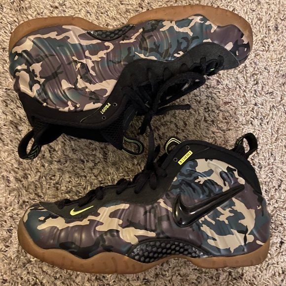 nike air foamposite pro army camo